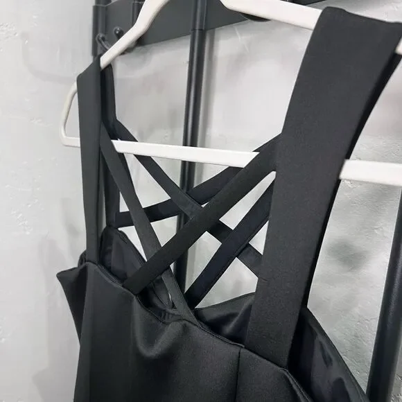 Guess sleeveless scuba dress black size 8 - Picture 7 of 16